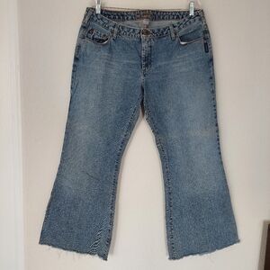 Vintage Y2K Bootcut Silver Jeans Size 34